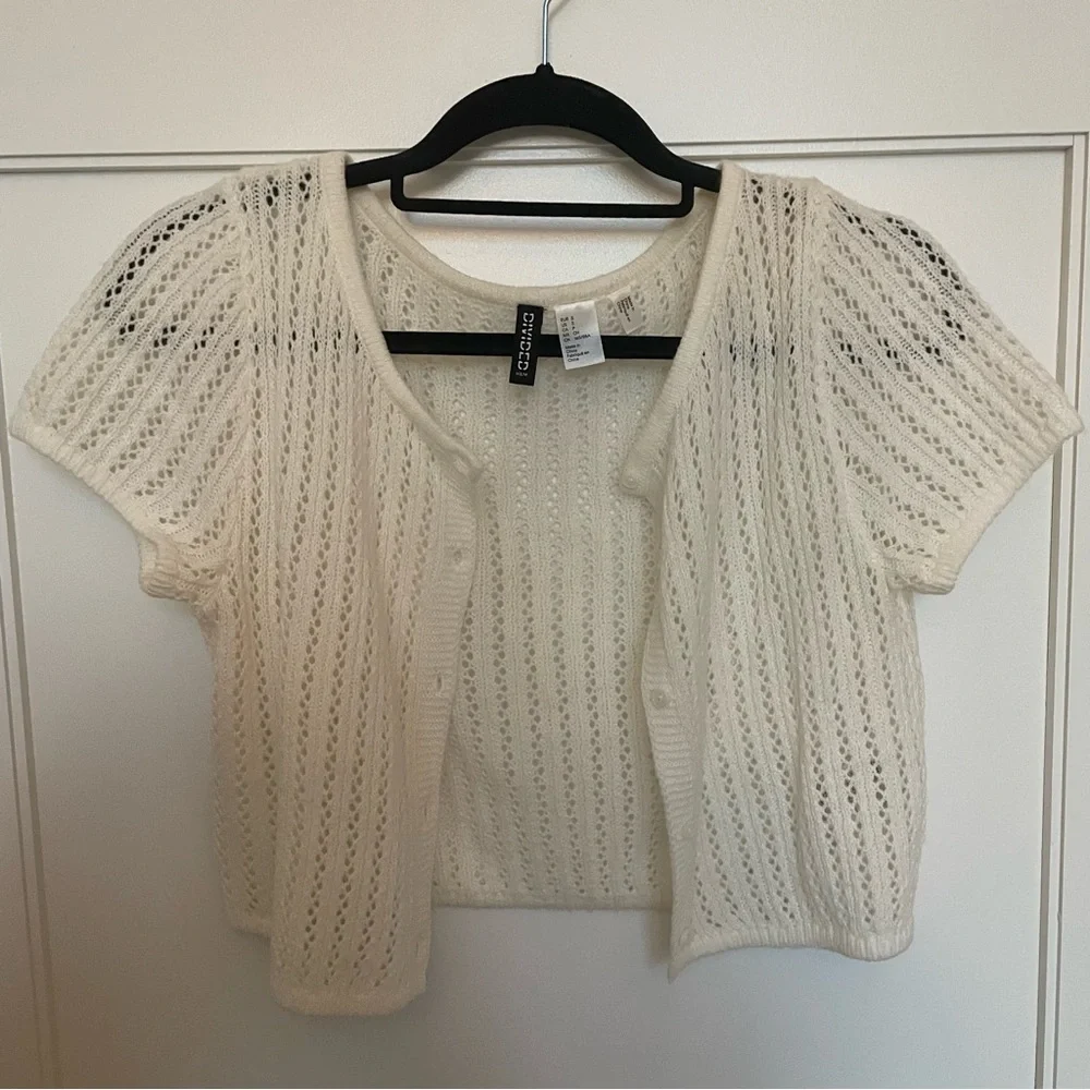 HM cropped knit cardigan size s - Picture 2 of 2